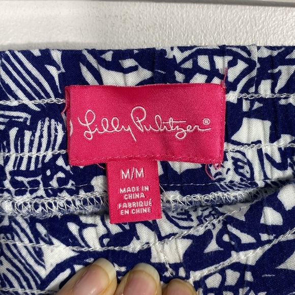 Lilly Pulitzer Women’s Challis pom-pom short in Upstream size medium - Picture 7 of 9